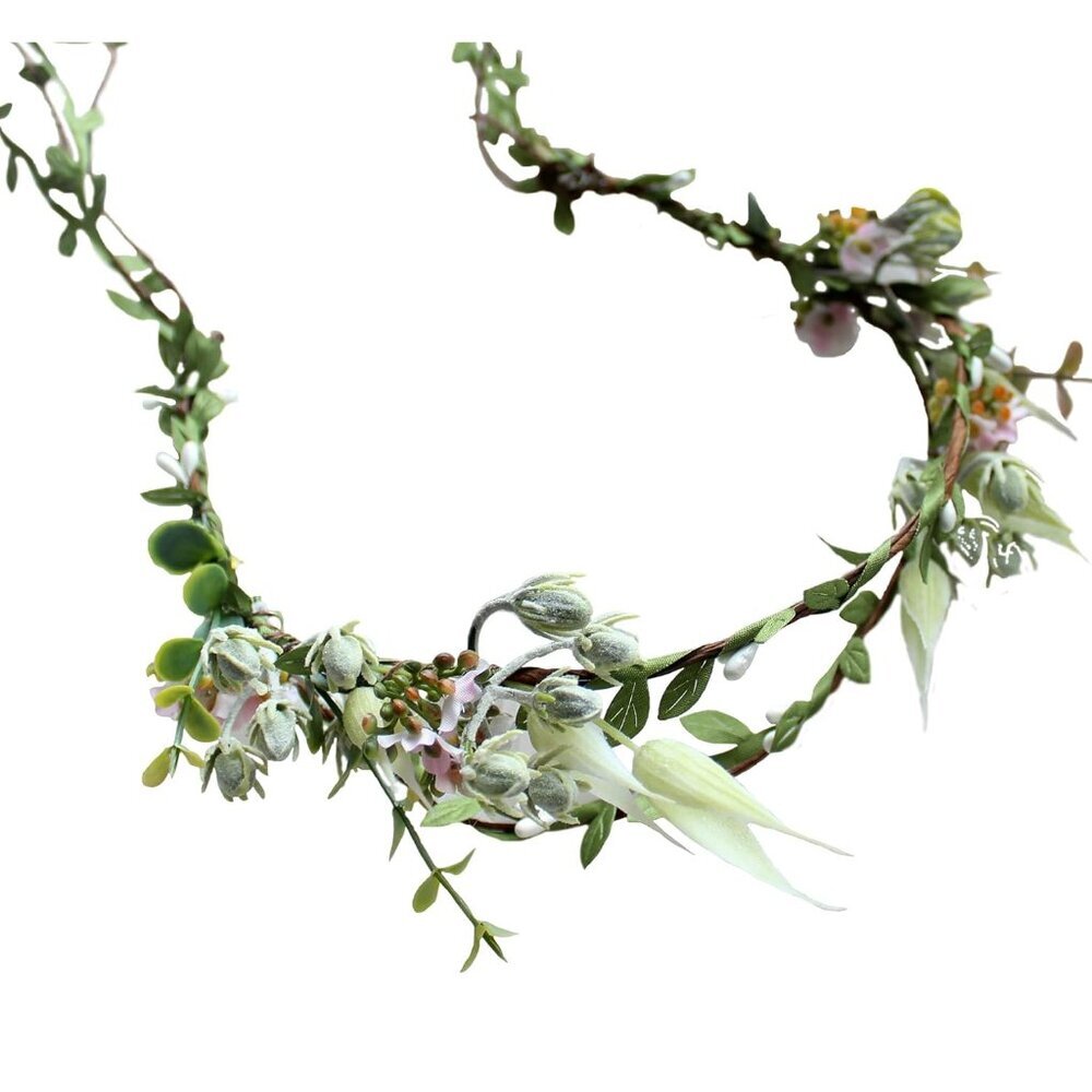 Adjustable Bridal Flower Headband - Exquisite Accessory for Photoshoots